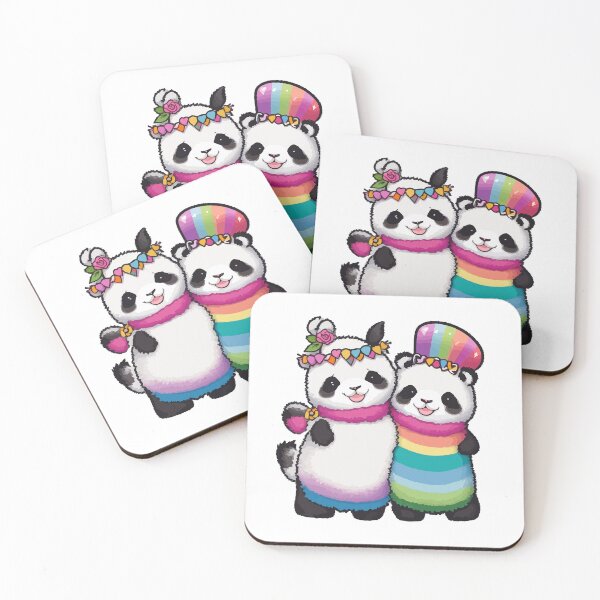 Item preview, Proud Panda Pride: Whimsical Sticker Set Celebrating LGBTQ+ Pride with Adorable Pandas, Spreading Love, Acceptance, and Joy designed and sold by Koolzilla.