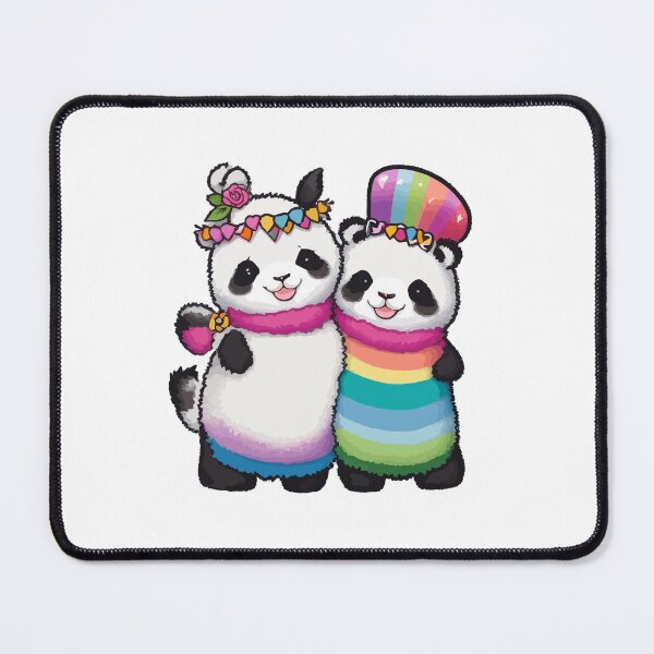 Item preview, Proud Panda Pride: Whimsical Sticker Set Celebrating LGBTQ+ Pride with Adorable Pandas, Spreading Love, Acceptance, and Joy designed and sold by Koolzilla.