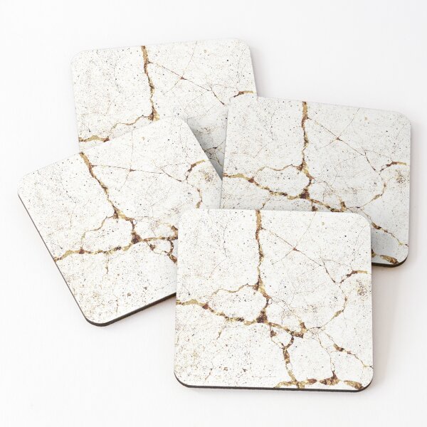 Item preview, Gold be-speckled White Stone  designed and sold by SarahSison.