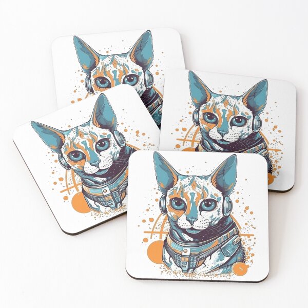 Item preview, Ocicat TechPaws: Futuristic Feline Design with High-Tech Elements for Cat Breed Lovers designed and sold by DooodleGod.
