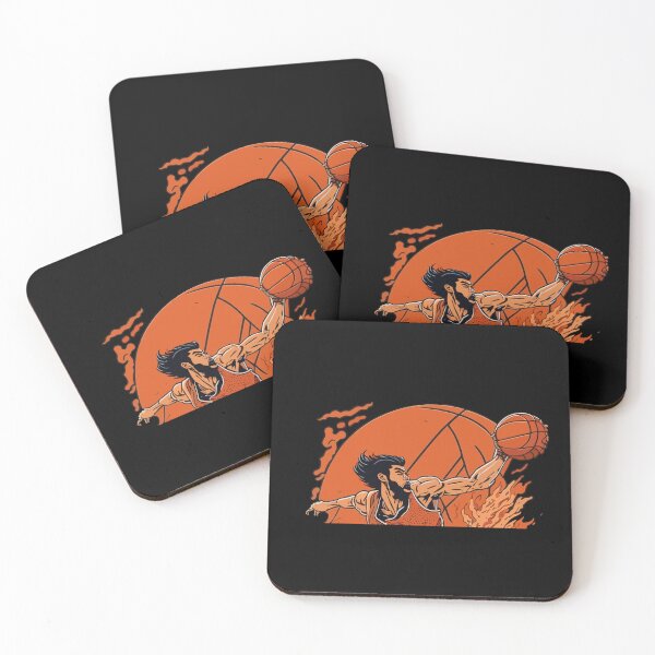 Item preview, anime basketball in flames designed and sold by MacLis.