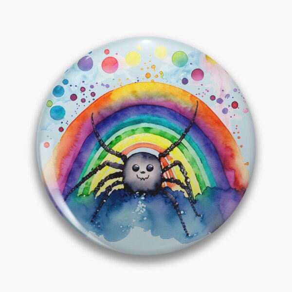 Item preview, Spider with rainbow designed and sold by Jasardpu.