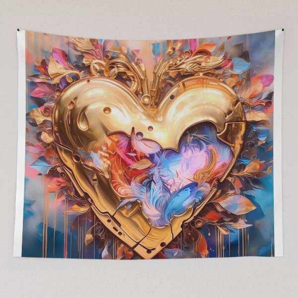 Item preview, surreal heart illustration designed and sold by Rafael-Wong.
