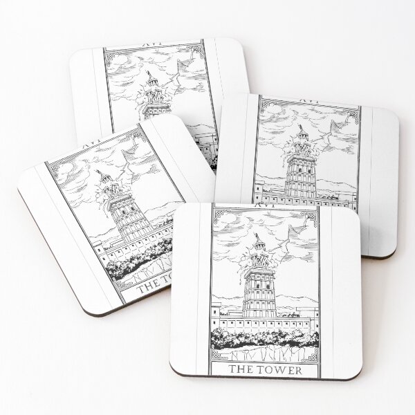 Item preview, Carrow's Tarot - The Tower designed and sold by CarrowBrown.