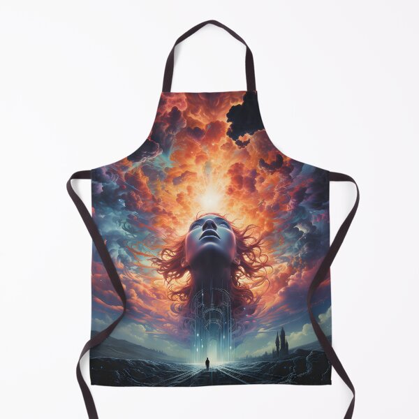 Item preview, Mythological Diety Amidst Chaos with Vivid Colors designed and sold by Craft-Vision.