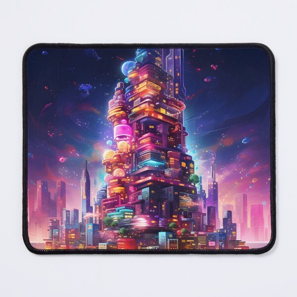 Item preview, Futuristic City Landscape designed and sold by Craft-Vision.