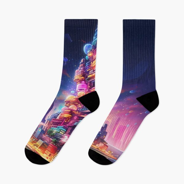 Item preview, Futuristic City Landscape designed and sold by Craft-Vision.