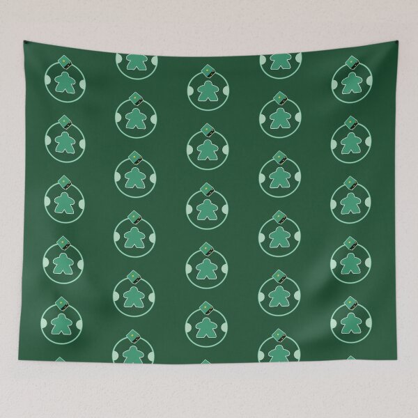 Item preview, GREEN MEEPLE WITH DICE designed and sold by csalvati77.