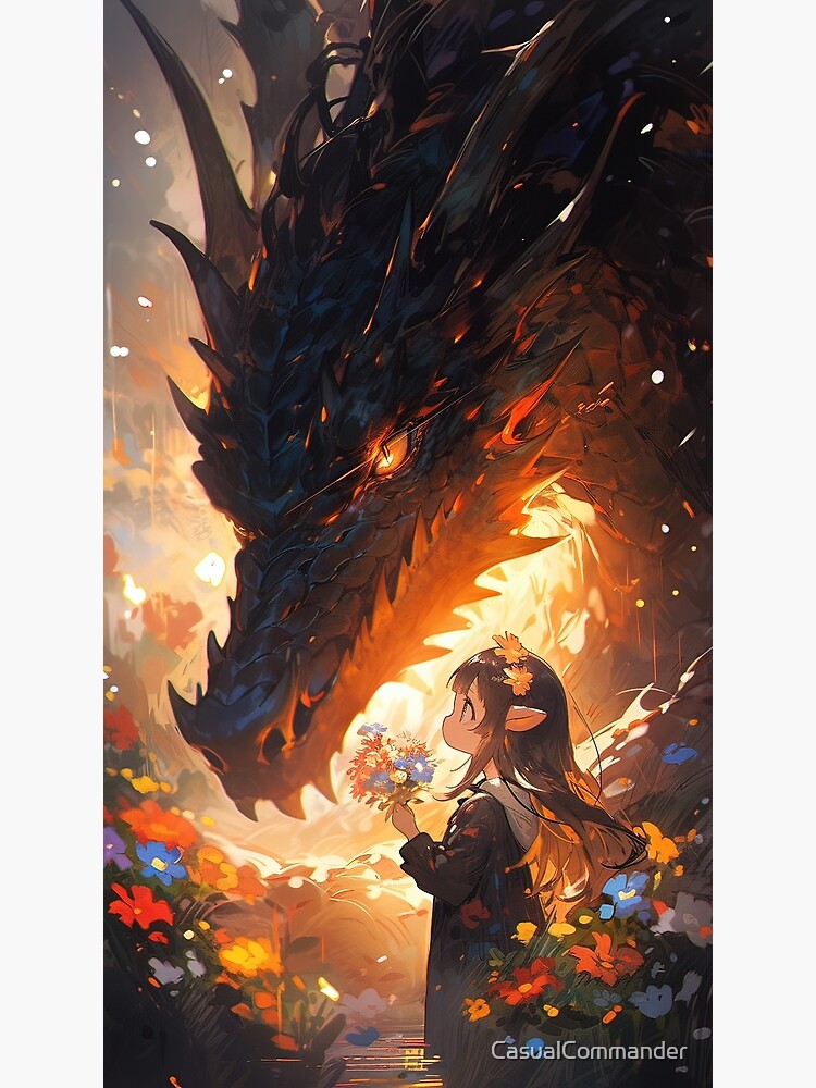 Thumbnail 3 of 3, Photographic Print, Flowers of Friendship: A Deceptively Loving Fiend designed and sold by CasualCommander.