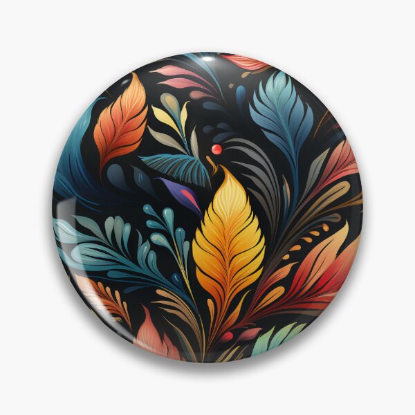 Item preview, Bohemian Colorful Feather Print designed and sold by MichaelRBubb.
