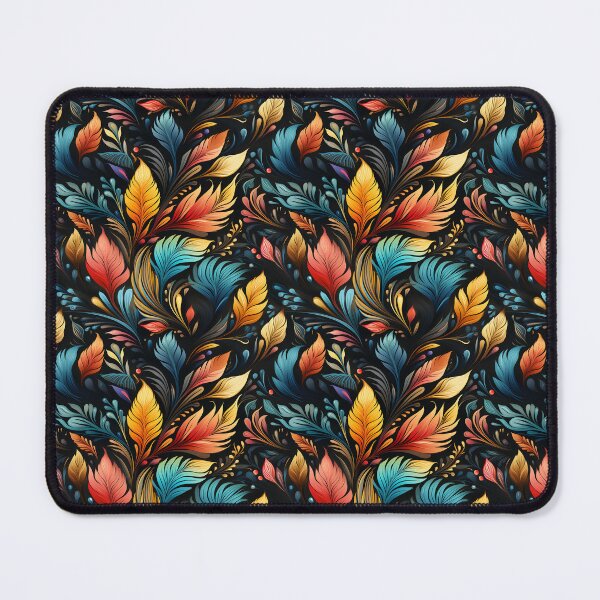 Item preview, Bohemian Colorful Feather Print designed and sold by MichaelRBubb.