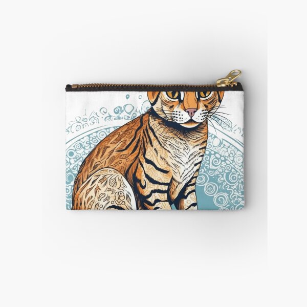 Item preview, Ocicat Art Print: Charming Feline Passion on (includes keywords: cat, vintage, art, print, feline, passion, charming) designed and sold by DooodleGod.