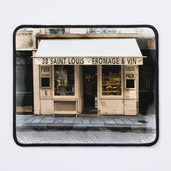 Item preview, Cheese and Wine Shop Paris designed and sold by Lynn Bolt.
