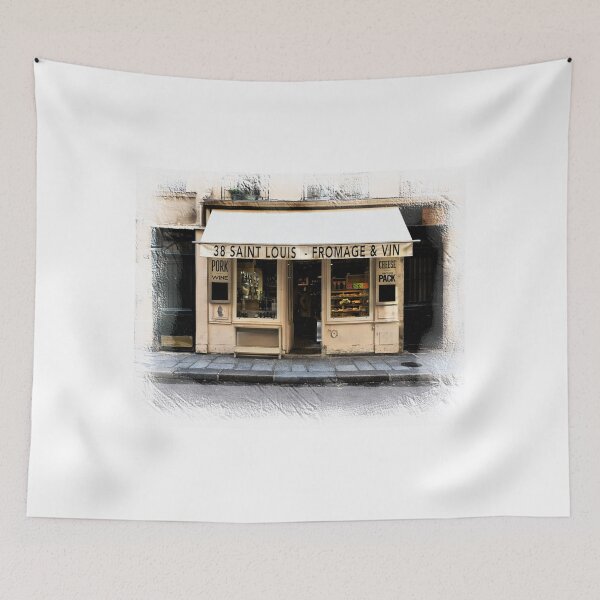 Item preview, Cheese and Wine Shop Paris designed and sold by Lynn Bolt.