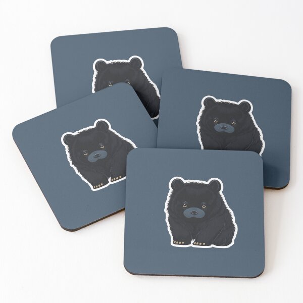 Item preview, Chillaxin' Black Bear - Adorable Cartoon Bliss designed and sold by EcstaticArt.
