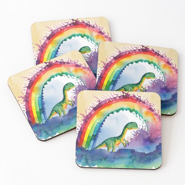 Item preview, Dino in the rainbow designed and sold by Jasardpu.