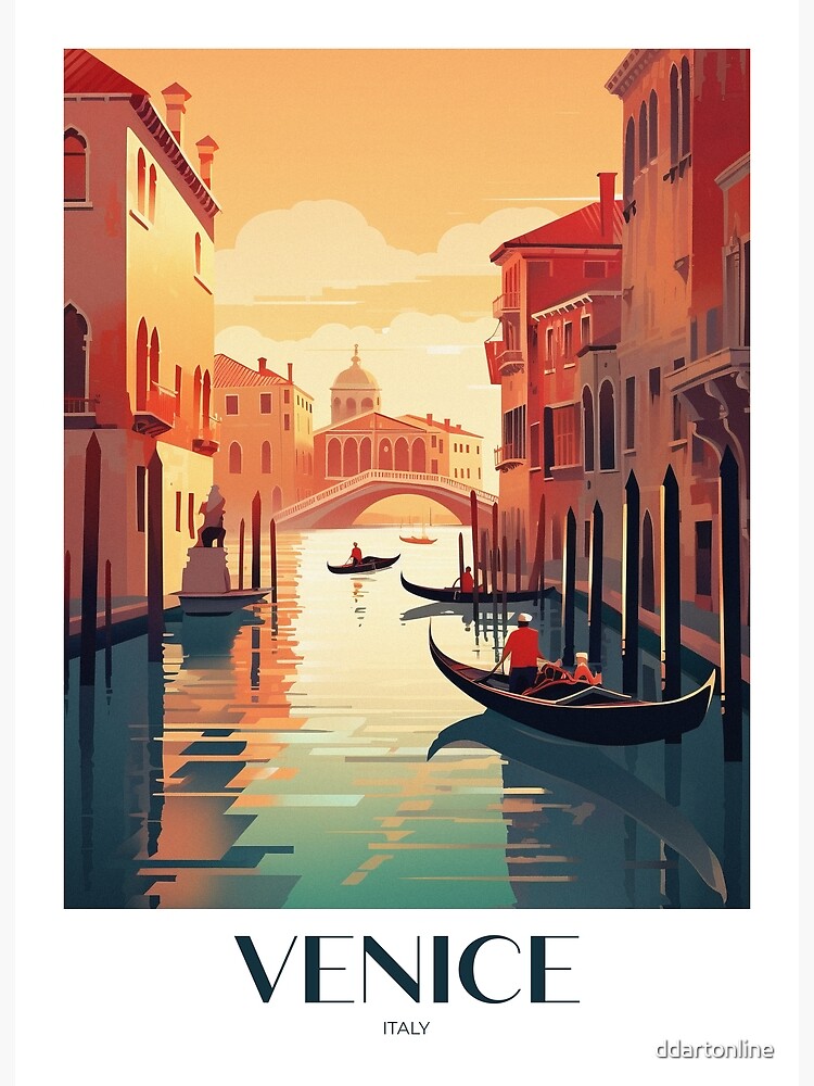 Venice Vintage Travel Poster - VINTAGE POSTER