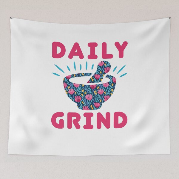 Item preview, Daily Grind Funny Pharmacist Pharmacy Tech designed and sold by jaygo.