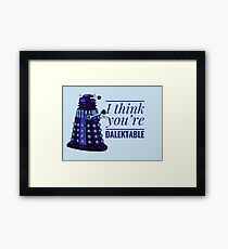 Doctor Who Dalek Valentine Framed Print
