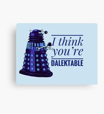 Doctor Who Dalek Valentine Canvas Print