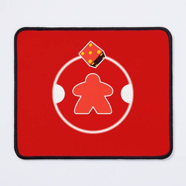 Item preview, RED MEEPLE WITH DICE designed and sold by csalvati77.
