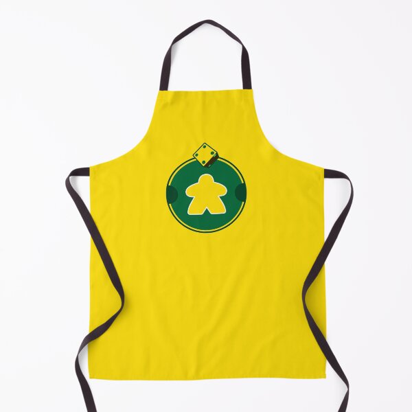 Item preview, YELLOW MEEPLE WITH DICE designed and sold by csalvati77.