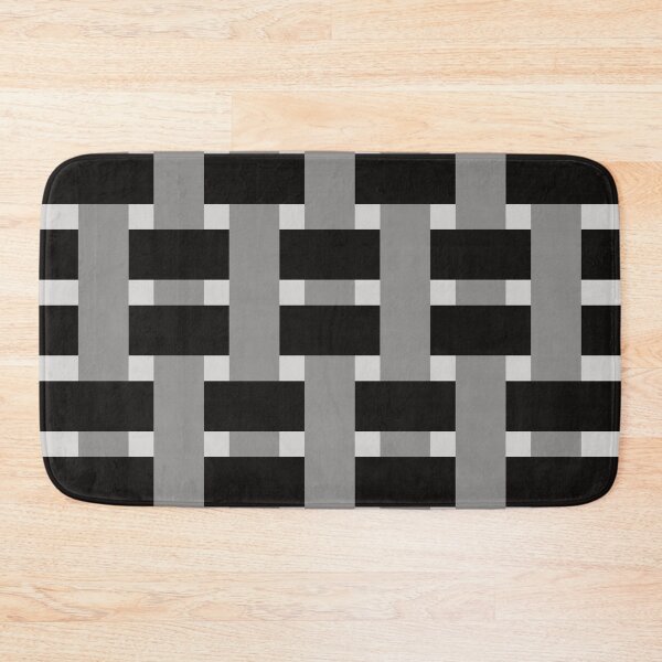 Item preview, Fabric Weave Types #06 - Warp Rib Weave Regular Pattern - Black and Gray designed and sold by DesignCentrum.