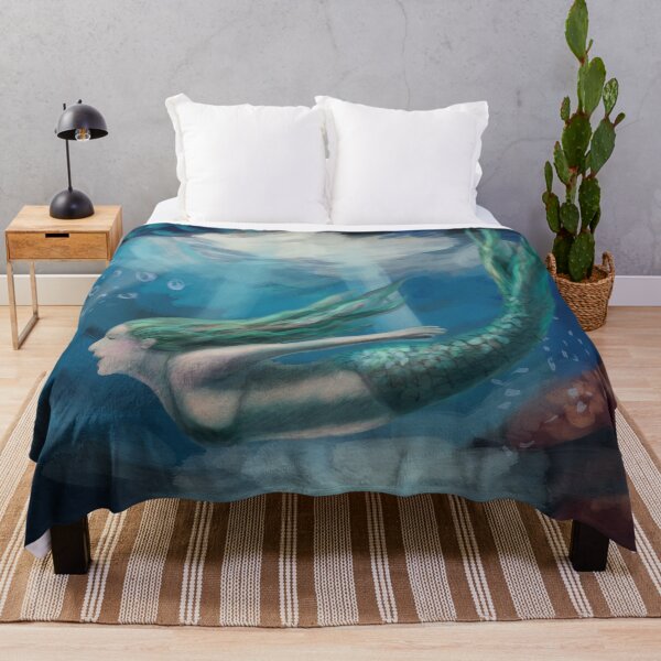 Item preview, Nado de sirena por la mañana designed and sold by TheArtCave.