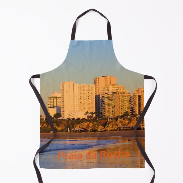 Item preview, Glorious Golden Portimão Sunrise with Praia da Rocha Name designed and sold by Jeremy Hayden.