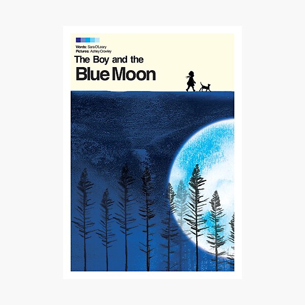 Blue Moon Movie Poster Photographic Print