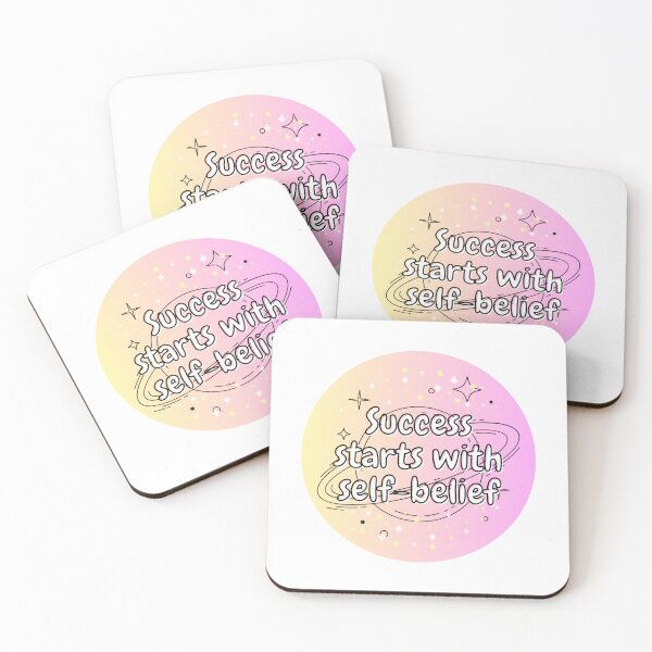 Item preview, Success starts with self-belief Sticker designed and sold by JellySs.