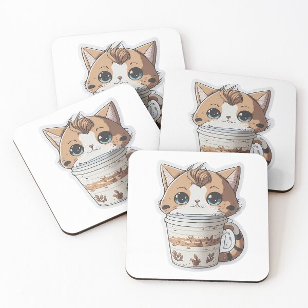 Item preview, Delightful Cat Hug Stiker designed and sold by har1tosha777.