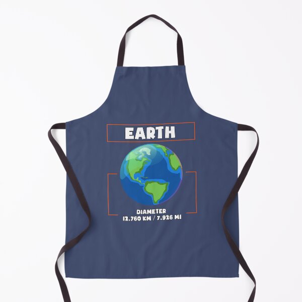 Item preview, Planet Earth and his diametre, a funny gift for solar system lovers and astronomy enthusiasts designed and sold by abdelhak2005.