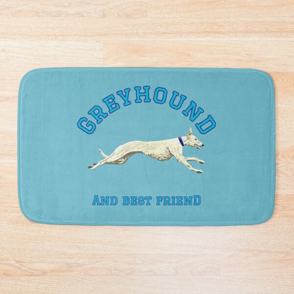 Item preview, Greyhound & Best Friend Varsity Style School designed and sold by barksandsqueaks.