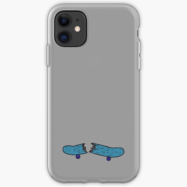 Broken Skateboard Art iPhone Soft Case