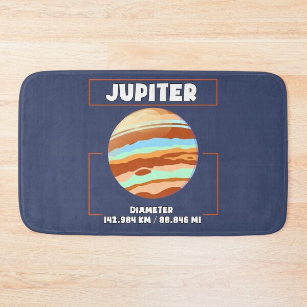 Item preview, Planet Jupiter and his diametre, a funny gift for solar system lovers and astronomy enthusiasts designed and sold by abdelhak2005.