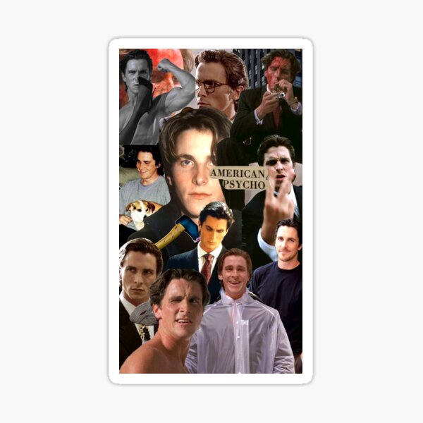 Item preview, Christian Bale photo collage high quality designed and sold by heavyduck.