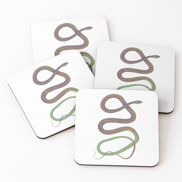Item preview, Snake - Letophis Aestivus, in Kiwi colors designed and sold by DreamingBeetle.