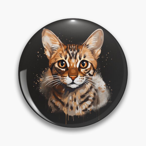 Item preview, Majestic Whiskers: Bengal Cat Portrait designed and sold by imaginariumlab.