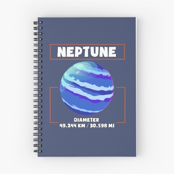 Item preview, Planet Neptune and his diametre, a funny gift for solar system lovers and astronomy enthusiasts designed and sold by abdelhak2005.