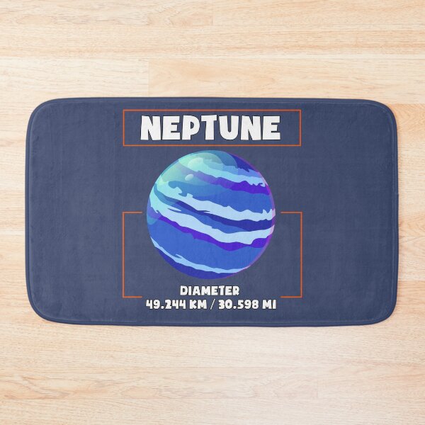 Item preview, Planet Neptune and his diametre, a funny gift for solar system lovers and astronomy enthusiasts designed and sold by abdelhak2005.
