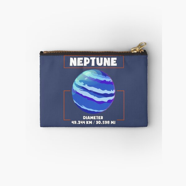 Item preview, Planet Neptune and his diametre, a funny gift for solar system lovers and astronomy enthusiasts designed and sold by abdelhak2005.