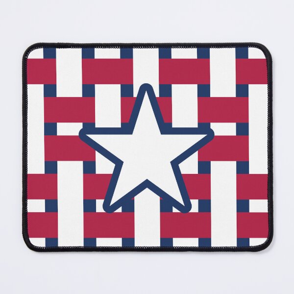 Item preview, Fabric Weave Types #06 - Warp Rib Weave Regular Pattern - USA version - Red, White and Blue designed and sold by DesignCentrum.