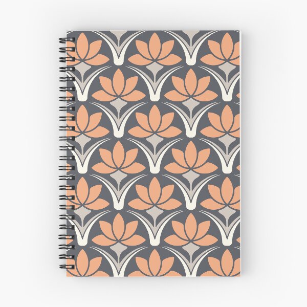 Item preview, KF 0067 H - Retro Vintage Flower Minimalist 70s Modern Geometric Floral Pattern designed and sold by KhakiFinch.