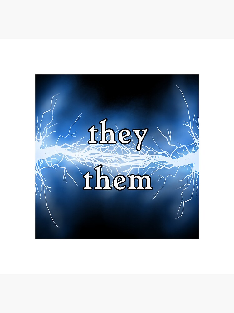 Thumbnail 3 of 3, Pin, They/Them Pronoun Badge - Vurieth designed and sold by scrollanddagger.