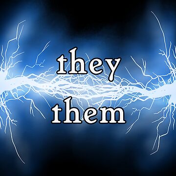 Artwork thumbnail, They/Them Pronoun Badge - Vurieth by scrollanddagger