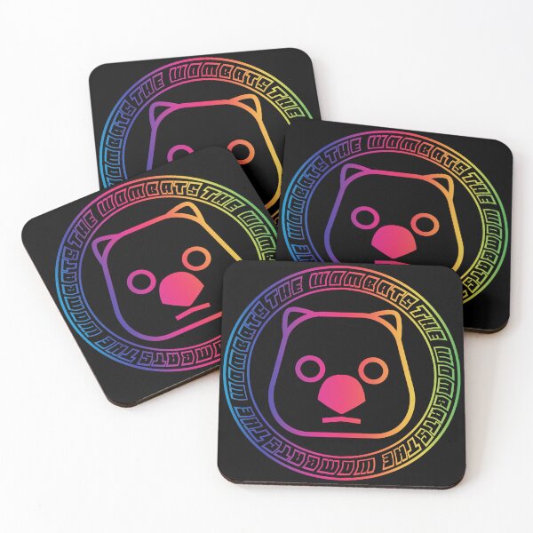 Item preview, The Wombats Rainbow Round Logo Apparel and Accessories  designed and sold by Indiesigns.