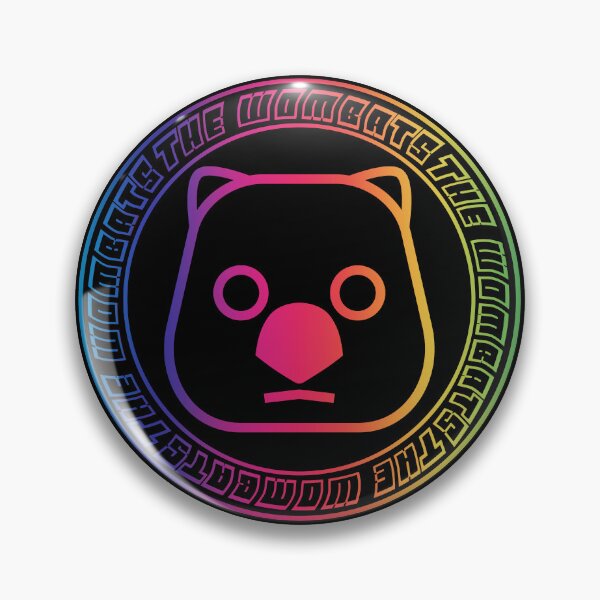 Item preview, The Wombats Rainbow Round Logo Apparel and Accessories  designed and sold by Indiesigns.