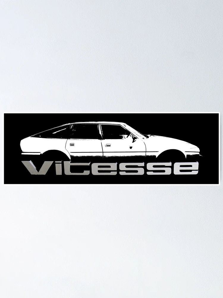 Rover SD1 Vitesse 1980s classic car block side and logo