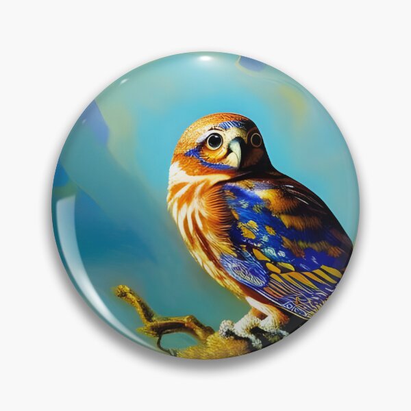 Item preview, Blue and Tawny Owl, Ai Generated Art  designed and sold by ACC .